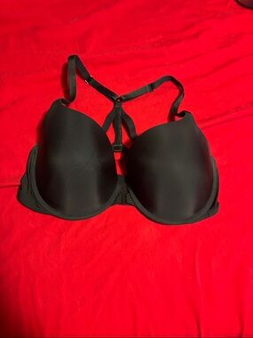 Victoria's Secret Black Racerback Molded T-Shirt Bra
